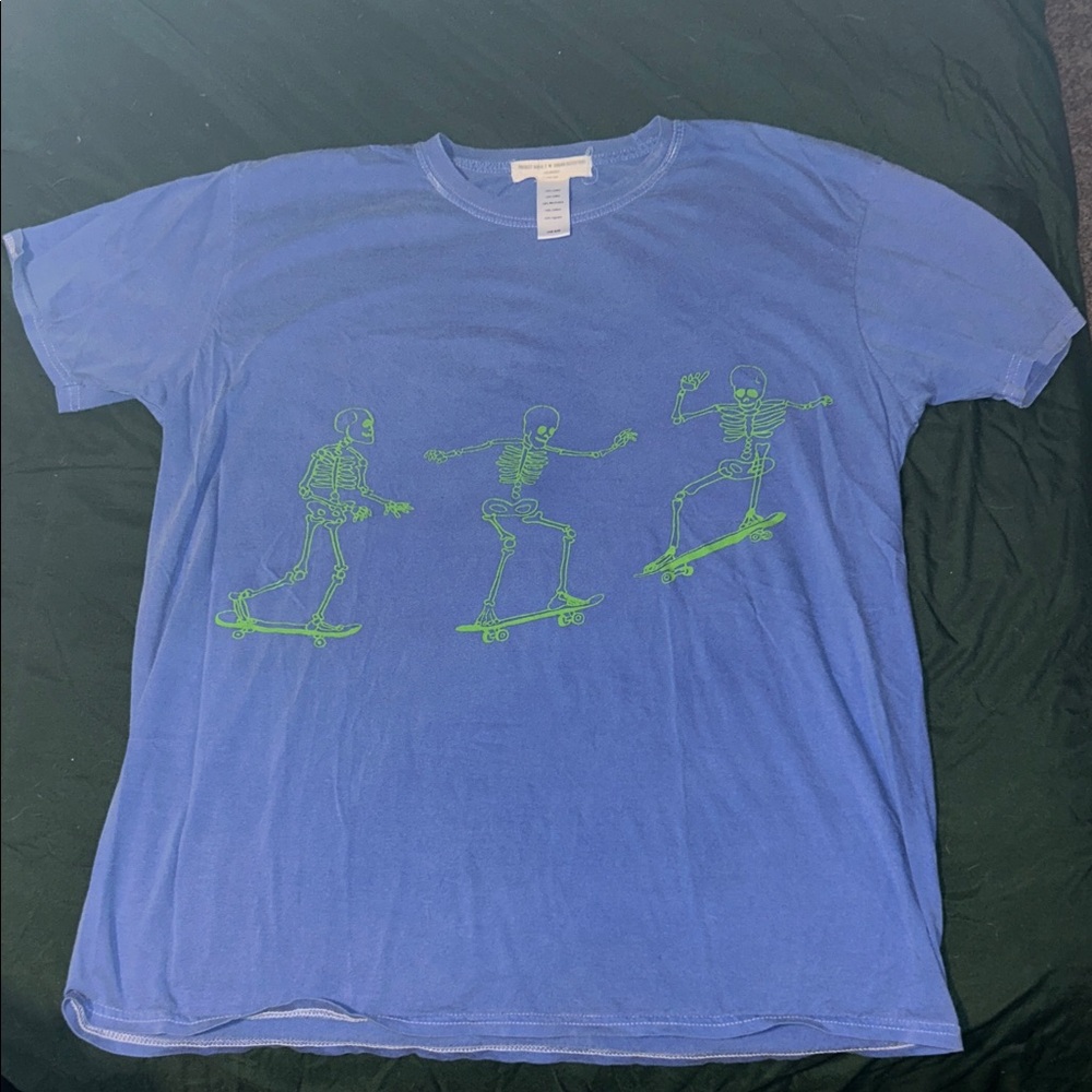 Project Social/Urban Outfitters Blue Cotton Tee